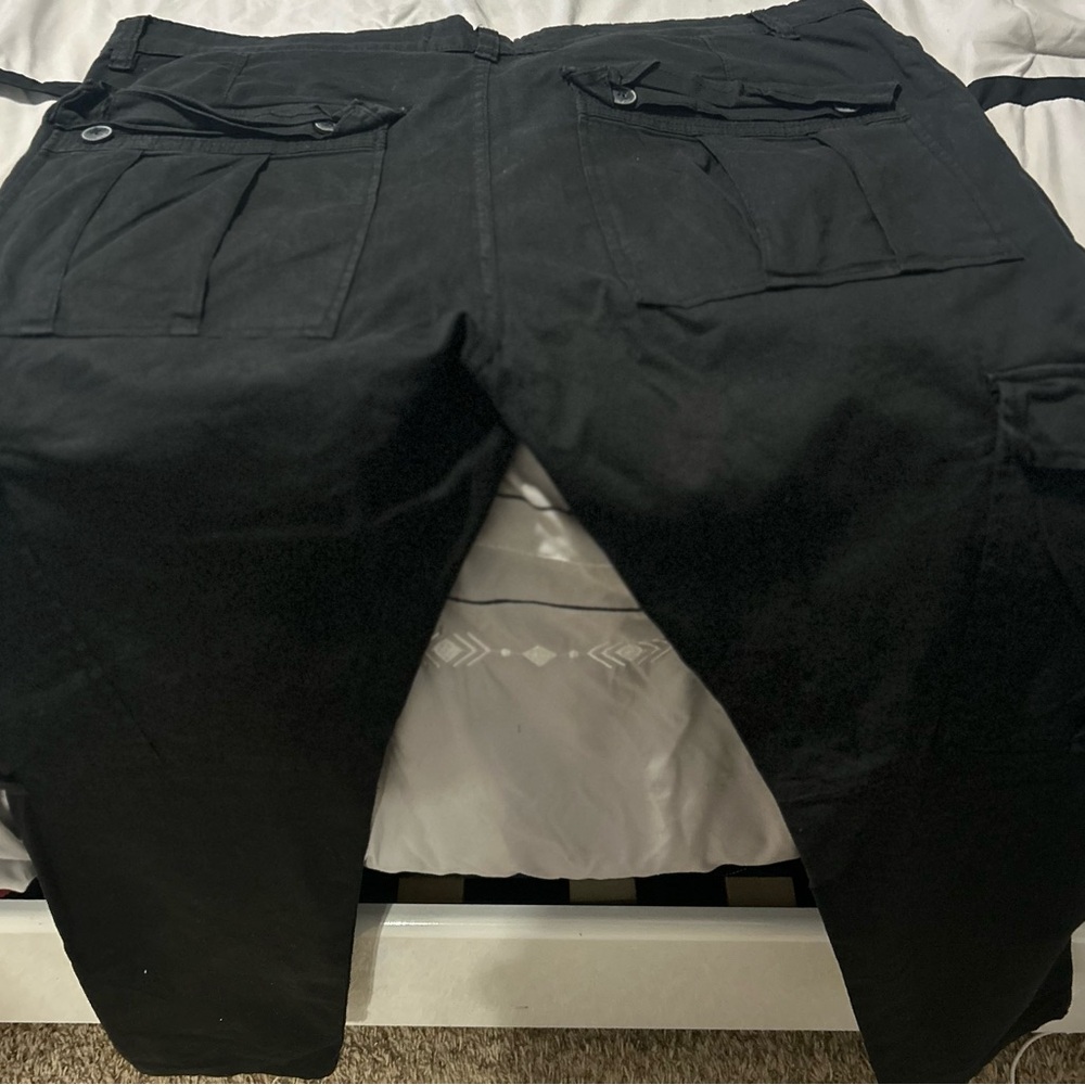 Men's Black Cargo Pants